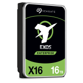 Жесткий диск/ HDD Seagate SAS 16Tb Exos X16 12Gb/s 7200 256Mb 1 year warranty (clean pulled) (replacement ST16000NM004J)