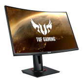 ASUS 27" VG27WQ VA LED curved, 2560x1440, ProGaming, 1ms, 400cd/m, 100Mln:1, 178°/178°, 165Hz, HDR400, HDMI, DP, FreeSync, Speakers, Tilt, Swivel, HAS, VESA, Black, 90LM05F0-B01E70 3 years