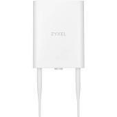 Точка доступа/ Zyxel Zyxel NebulaFlex NWA55AXE hybrid outdoor access point, 802.11a / b / g / n / ac / ax (2.4 and 5 GHz), external 2x2 antennas (included), up to 575 + 1200 Mbps, 1xLAN GE, anti- 4G / 5G, no Captive portal and WPA-Enterprise support, IP55