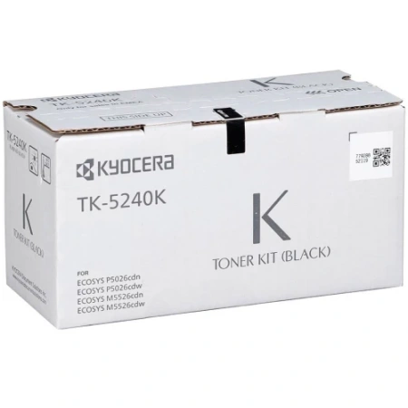 тонер-картридж Kyocera TK-5240K/ Тонер-картридж Kyocera TK-5240K, черный, 4000 стр. для Kyocera P5026cdn/cdw, M5526cdn/cdw недорого