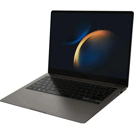 Galaxy Book3 Pro 16"(2880x1800 AMOLED)/Intel Core i7 1360P(2.2Ghz)/16384Mb/1024PCISSDGb/noDVD/Int:Intel Iris Xe Graphics/Cam/BT/WiFi/76WHr/war 1y/1.56kg/Graphite/Win11Home + Eng kbd 3 pin дешево