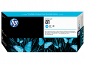 HP 81 Cyan Dye Printhead and Printhead Cleaner Набор