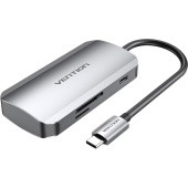 Мультифункциональный хаб Vention USB-C > USB 3.0x3/SD/TF/PD