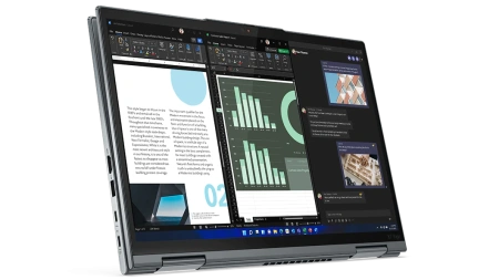 Ноутбук/ Lenovo ThinkPad X1 YOGA G7 14" WUXGA (1920x1200) TOUCHSCREEN i5-1235U, 256GB SSD, 16GB, 57Wh, Pen, STORM GRAY, Win11p64DG10p64, 1Y (EN_kbd , 2pin cable) 12