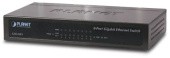 коммутатор/ PLANET 8-Port 10/100/1000Mbps Gigabit Ethernet Switch (External Power) - Metal Case