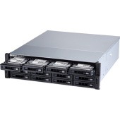 ENTERPRISE QNAP TS-h1677XU-RP-3700X-32G QuTS hero NAS RAID, 16 3.5 "/ 2.5" bays, 2 GbE RJ-45 ports, 2 10 GbE SFP + ports, rackmount, 2 power supplies.