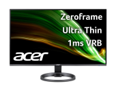 27'' ACER R272Hyi, ZeroFrame, Ultra Thin Darkgrey, 16:9, VA, 1920x1080, 1 / 4ms, 250cd, 100Hz, 1xVGA + 1xHDMI(1.4) ,sync: FreeSync