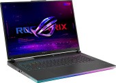 Ноутбук/ ASUS ROG Strix SCAR 18 G834JZR-N6072 18"(2560x1600 (матовый, 240Hz, 3ms) IPS)/Intel Core i9 14900HX(2.39Ghz)/32768Mb/1024PCISSDGb/noDVD/Ext:nVidia GeForce RTX4080(12288Mb)/Cam/BT/WiFi/90WHr/war 1y/3.1kg/Off Black/DOS