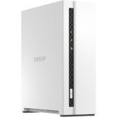 Сетевое хранилище без дисков/ channel QNAP TS-133 NAS 1 HDD tray. ARM 4-core 64-bit ARM Cortex-A55 1.8GHz, ram 2 GB (max), 1x1GbE, 1xUSB 2.0 port,1xUSB 3.2 Gen 1