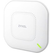 Точка доступа/ Zyxel NebulaFlex Pro WAX630S Hybrid Access Point, WiFi 6, 802.11a/b/g/n/ac/ax (2.4 & 5 GHz), MU-MIMO, Smart Antenna, 4x4 antennas, up to 575+2400 Mbps, 1xLAN 2.5GE, 1xLAN GE, PoE, 4G/5G protection