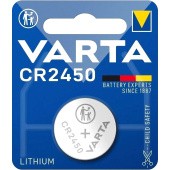 Батарейка Varta ELECTRONICS CR2450 BL1 Lithium 3V (6450) (1/10/100) (1 шт.)