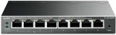 Коммутатор/ 8-Port Gigabit Easy Smart PoE Switch, 8 Gigabit RJ45 ports including 4 PoE ports, IEEE802.3af, 55W PoE power supply, MTU/Port/Tag-based VLAN, QoS, IGMP Snooping, Port Trunk, steel case