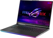 Ноутбук/ ASUS ROG Strix SCAR 18 G834JZR-N6072 18"(2560x1600 (матовый, 240Hz, 3ms) IPS)/Intel Core i9 14900HX(2.39Ghz)/32768Mb/1024PCISSDGb/noDVD/Ext:nVidia GeForce RTX4080(12288Mb)/Cam/BT/WiFi/90WHr/war 1y/3.1kg/Off Black/DOS