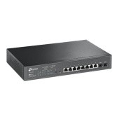 Коммутатор/ JetStream™ 10-Port Gigabit Smart Switch with 8-Port PoE+, 8× Gigabit PoE+ Ports, 2× Gigabit SFP Slots, 802.3at/af