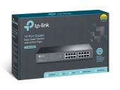 Коммутатор/ 16-Port Gigabit Easy Smart PoE Switch, 16 10/100/1000 Mbps ports, 8 PoE+ ports, 802.3af/at support, PoE Power Budget: 110W