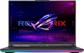 Ноутбук/ ASUS ROG Strix SCAR 18 G834JZR-N6072 18"(2560x1600 (матовый, 240Hz, 3ms) IPS)/Intel Core i9 14900HX(2.39Ghz)/32768Mb/1024PCISSDGb/noDVD/Ext:nVidia GeForce RTX4080(12288Mb)/Cam/BT/WiFi/90WHr/war 1y/3.1kg/Off Black/DOS