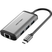 Мультифункциональный хаб Vention USB Type C 6 в 1