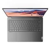 Ноутбук/ Lenovo Yoga Slim 6 14IRH8 14"(2240x1400 IPS)/Intel Core i7 13700H(2.4Ghz)/16384Mb/512SSDGb/noDVD/Int:Intel Iris Xe Graphics/Cam/BT/WiFi/65WHr/war 1y/1.35kg/misty grey/Win11Home + 65W, RU kbd