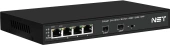 Коммутатор Gigabit Ethernet на 4 RJ45 + 2 SFP. Порты: 4 x GE (10/100/1000Base-T), 2 x GE SFP (1000Base-FX). В комплекте БП DC12V(1A). Встроенная грозозащита 3кВ. Размеры (ШхВхГ): 210x28x85мм. Рабочая температура: -10…+55°С.