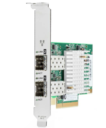 HPE Ethernet Adapter, 562SFP+, 2x10Gb, PCIe(3.0), Intel, for Gen9/Gen10 servers в Москве