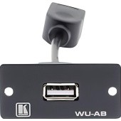 Модуль-переходник USB розетка А-розетка В; цвет черный [85-0118399]