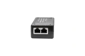 PoE-инжектор Gigabit Ethernet на 1 порт, мощностью до 30W. Соответствует стандартам PoE IEEE 802.3af/at. (конт. 1,2(+); 3,6(-)). Автоматическое определение PoE устройств. Мощность PoE - до 30W. Gigabit Ethernet. Порты: вх. - RJ45(GE, 10/100/1000 Base-T), 