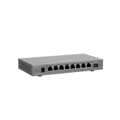 Ruijie Reyee Desktop 9-port cloud management router , including 8 gigabit electrical ports and 1 gigabit SFP port , supports 1 WAN port , 5 LAN ports , and 3 LAN /WAN ports ; a maximum of 200 concurre