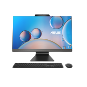 Моноблок/ ASUS F3402WFA-BPC0040   23.8"(1920x1080 (матовый) IPS)/AMD Ryzen 5 7520U(2.8Ghz)/8192Mb/512PCISSDGb/noDVD/Int:AMD Radeon/Cam/BT/WiFi/war 1y/5.4kg/Black/DOS + проводные KB+M, норм.ножка