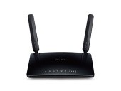 TP-Link Archer MR200, AC750 Двухдиапазонный Wi-Fi роутер с модемом 4G LTE, до 300 Мбит/с на 2,4 ГГц + до 433 Мбит/с на 5 ГГц, 2 антенны, 3xLAN 100 Мбит/с, 1xWAN/LAN 100 Мбит/с