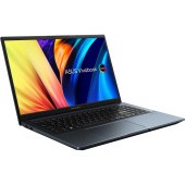 Ноутбук/ ASUS M6500XU-MA104 15.6"(2880x1620 OLED)/AMD Ryzen 9 7940HS(4Ghz)/16384Mb/1024PCISSDGb/noDVD/Ext:nVidia GeForce RTX4050(6144Mb)/Cam/BT/WiFi/70WHr/war 1y/1.8kg/Quiet Blue/DOS