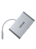 Кабель-адаптер/ Кабель-адаптер USB3.1 Type-CM-->HDMI+USB3.0+RJ45+PD charging  VCOM <CU455>