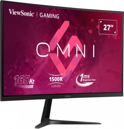 ViewSonic 27" VX2718-PC-MHD VA изогнутый, 1920x1080, 1ms, 250cd/m2, 178°/178°, 4000:1, 80Mln:1, 165Hz, HDMI*2, DP, колонки, Black недорого