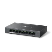 Коммутатор/ 8-Port Gigabit Desktop Switch with 7-Port PoE+ PORT: 7? Gigabit PoE+ Ports, 1? Gigabit Non-PoE Ports SPEC: Compatible with 802.3af/at PDs, 65 W PoE Power, Desktop Steel Case, Wall Mounting FEATURE: Extend Mode for 250m PoE Transmitting, Priori