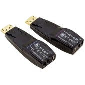 Передатчик и приемник сигнала DisplayPort 1.2 по волоконно-оптическому кабелю; кабель 2LC, многомодовый ОМ3, до 200 м, поддержка 4К60 4:4:4 [94-0006120]