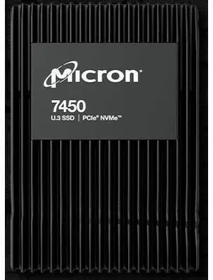 Micron SSD 7450 PRO, 3840GB, U.3(2.5" 15mm), NVMe, PCIe 4.0 x4, 3D TLC, R/W 6800/5300MB/s, IOPs 1 000 000/180 000, TBW 7300, DWPD 1 (12 мес.) в Москве