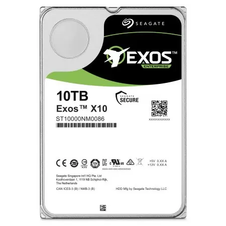 Жесткий диск/ HDD Seagate SATA3 10Tb Exos X10 Enterprise 7200 256Mb (clean pulled) 1 year warranty на заказ
