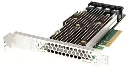 Контроллер/ MegaRAID SAS 9460-16i SGL (16-Port Int., 12Gb/s SAS/SATA/PCIe (NVMe), PCIe 3.1, 4GB DDR4) в Москве