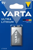 Батарейка Varta ULTRA Крона 6FR22 BL1 Lithium 9V (6122) (1/10/50)