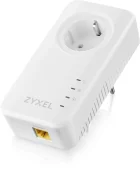 Адаптер/ ZYXEL PLA6457-EU0201F Set of two Powerline adapters Zyxel PLA6457 with built-in socket, G.hn Wave 2 (up to 2400 Mbps), 1xLAN GE