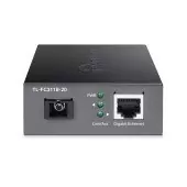 Медиаконвертер/ Gigabit WDM media converter, 9/125µm Single-mode Fiber, 1 SC Fiber port, 1 100/1000Mbps RJ-45 port, wave length 1310nm/1550nm