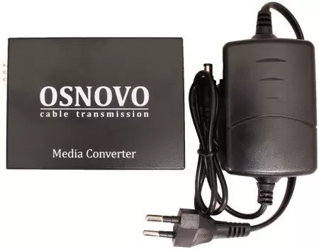 Медиаконвертер/ OSNOVO Гигабитный медиаконвертер, 1*10/100/1000Base-T, 1 x GE SFP (1000Base-X) дешево