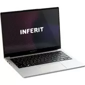 Ноутбук/ Ноутбук INFERIT Silver 14"(2560x1600 IPS)/Intel Core i5 12500H(2.5Ghz)/16384Mb/512SSDGb/noDVD/Int:Intel Iris Xe Graphics/Cam/BT/WiFi/war 1y/1.3kg/silver/DOS