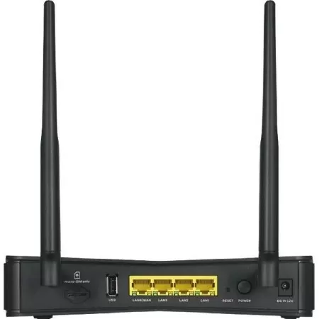 Маршрутизатор/ Zyxel NebulaFlex Pro LTE3301-PLUS LTE Cat.6 Wi-Fi router (SIM inserted), 1xLAN/WAN GE, 3x LAN GE, 802.11ac (2.4 and 5 GHz) up to 300+867 Mbps, 1xUSB2. 0, 2 SMA-F connectors (for external LTE antennas) на заказ