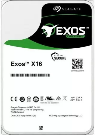 Жесткий диск/ HDD Seagate SATA3 18Tb Exos X18 512e/4kn Enterprise 7200 256Mb 1 year warranty в Москве