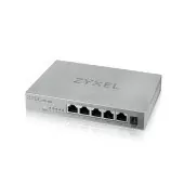 Коммутатор/ Zyxel MG-105 multi-gigabit switch, 5x1 / 2.5GE, desktop, silent