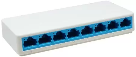 Коммутатор/ 8-port 10/100Mbps desktop switch, plastic case недорого
