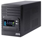 Powercom Smart King Pro+ SPT-1000, Line-Interactive, LCD, 1000VA/800W, Tower, 8*IEC320-C13, SNMP Slot, black (1152559)