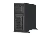 Серверный корпус/ 4U, ATX /E-ATX, Tower,8x3.5" hs +3x5.25'' int + 1x3.5'' SAS/SATA, 12Gbps Backplane (for 3.5"" HDD) including Rear Fan Module Kit*2, and converter cables for GPU AOC PWR ; 2000W CPRS(1+1) (power cord not included)