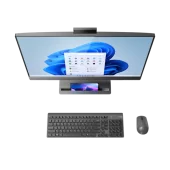 Lenovo IdeaCentre AIO 5 27IAH7 27" QHD (2560x1440) IPS 350N, i5-13500H, 2x8GB SO-DIMM DDR5 5200, 512GB SSD M.2, Iris Xe, WiFi6, BT, 5.0MP+IR Cam, Wireless KB&Mouse, Win 11 Pro, Storm Grey, 1Y
