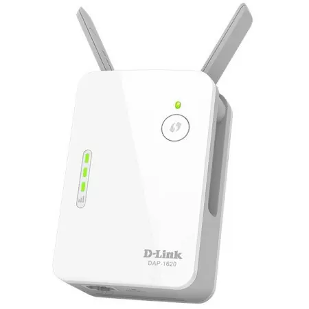 расширитель сети/ DAP-1620,DAP-1620/B AC1300 Wi-Fi Extender, 1000Base-T LAN, 2x1dBi (2.4GHz)/2dBi (5GHz) external antennas дешево